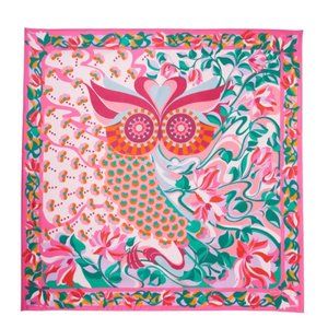 Last piece!!!Flora Owl Silk Twill Square Scarf from KATE SPADE NEW YORK